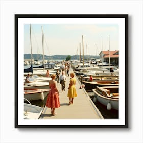 The Old Marina ~Reality Reimagined 4 Art Print