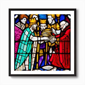 Stained Glass Window Art Print