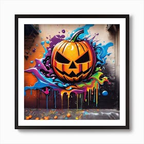 Jack O Lantern 1 Art Print