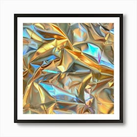Gold Foil Background Art Print
