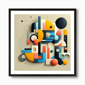 Abstract Geometric Art Art Print