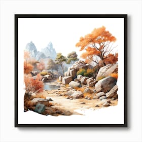 Autumn Landscape 9 Art Print