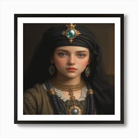 Egyptian Girl Art Print