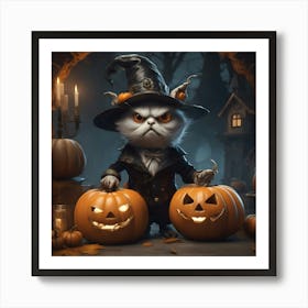 Spooky Halloween 1 Art Print