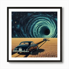 Black Hole Art Print