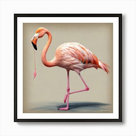 Flamingo 46 Art Print