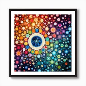 Colorful Circles Art Print