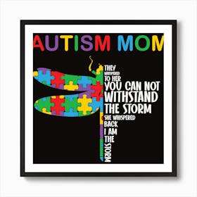 Autism Mom Art Print