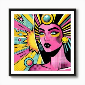 Pop Egyptian Maya Vision Art Print