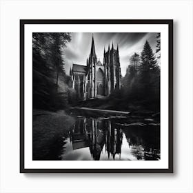 Cathedral In The Woods Art Print