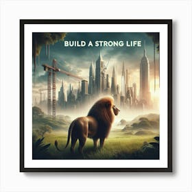 Build A Strong Life Art Print