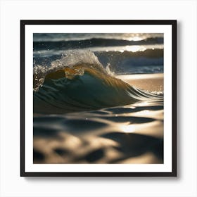 Sunset At The Beach 90 Art Print