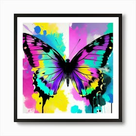 Colorful Butterfly 108 Art Print