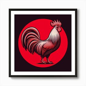 Rooster 5 Art Print