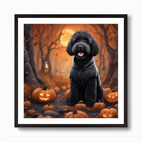 Hallowdoodle Art Print