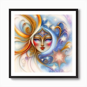 Astrology Art Print