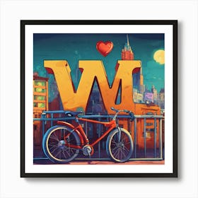 Love In The City Art Print