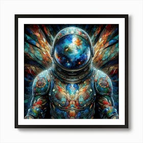 Space Man 4 Art Print