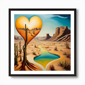 Heart Of The Desert Art Print