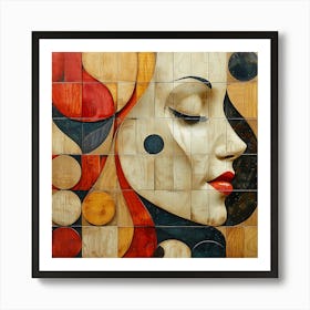 Face Of A Woman Art Print