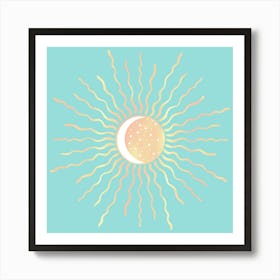 Sun And Moon Art Print