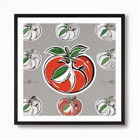 Tomato Painting 1 Art Print