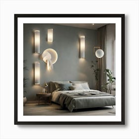 Modern Bedroom Art Print