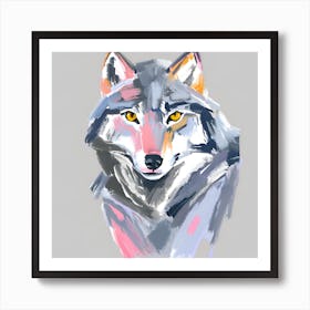 Gray Wolf 02 1 Art Print