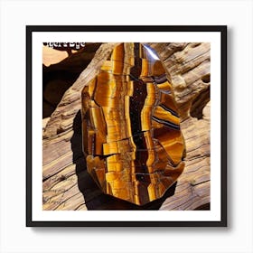 Tiger'S Eye Crystal Art Print