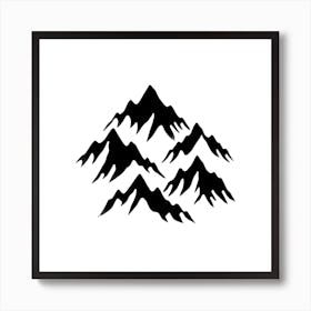 Mountain Range 1 Art Print