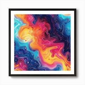 Abstract Aura (1) Art Print