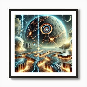 Lunaris Storm Engine Surface Destruction Converted Art Print