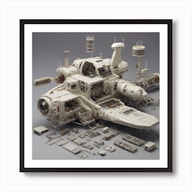 Spaceship Art Print