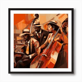 Jazz Trio 1 Art Print