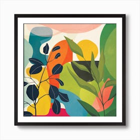 Sunrise Garden 1 Art Print