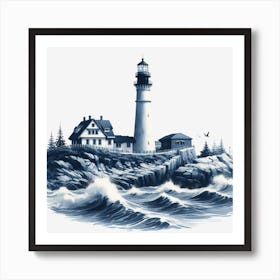 Lighthouse 3 Art Print