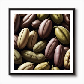 Coffee Beans 360 Art Print