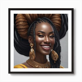 Beauty from Africa Art Print