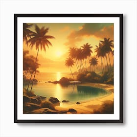 Tropical Paradise 1 Art Print