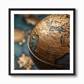 World Globe 1 Affiche