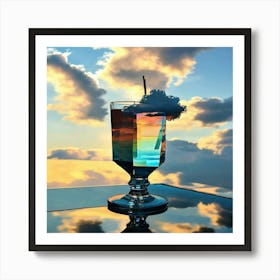 Copa cristal cielo 3 Art Print