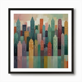 Cityscape 43 Art Print