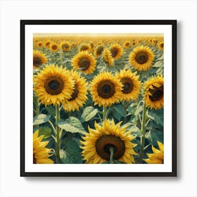 Sunflowers Art Print