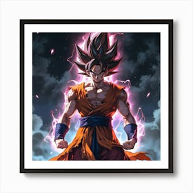 Dragon Ball Z Wallpaper 72 Art Print