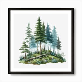 Forest 5 Art Print