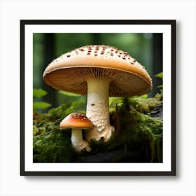 Mushroom Stock Videos & Royalty-Free Footage Art Print