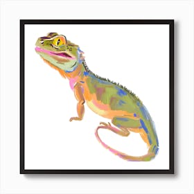 Bearded Dragon Lizard 06 Art Print