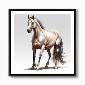 Horse Painting Art Print