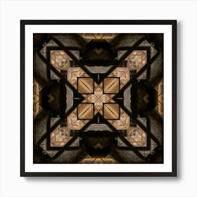 Wooden Texture Pattern Art Print