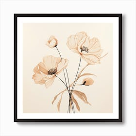 Poppy Flowers 4 Art Print